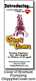 Brochure for the Chippy The Clown Website